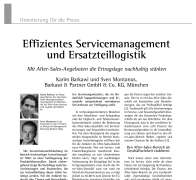 Efficient Service Management and Spare Parts Logistics